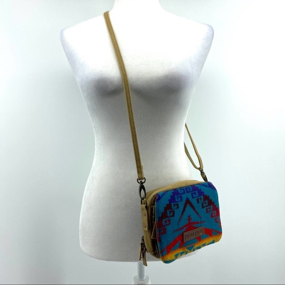 Pendleton Aztec Wool Canvas Crossbody - Picture 12 of 13